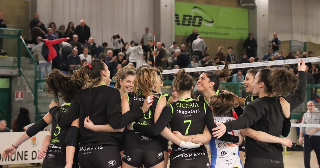 Crema News - Volley, serie B1 femminile. Chromavis Abo schianta la capolista; risultati e classifica