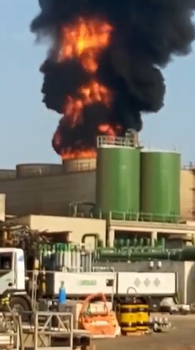 Crema News - Incendio alla Arvedi