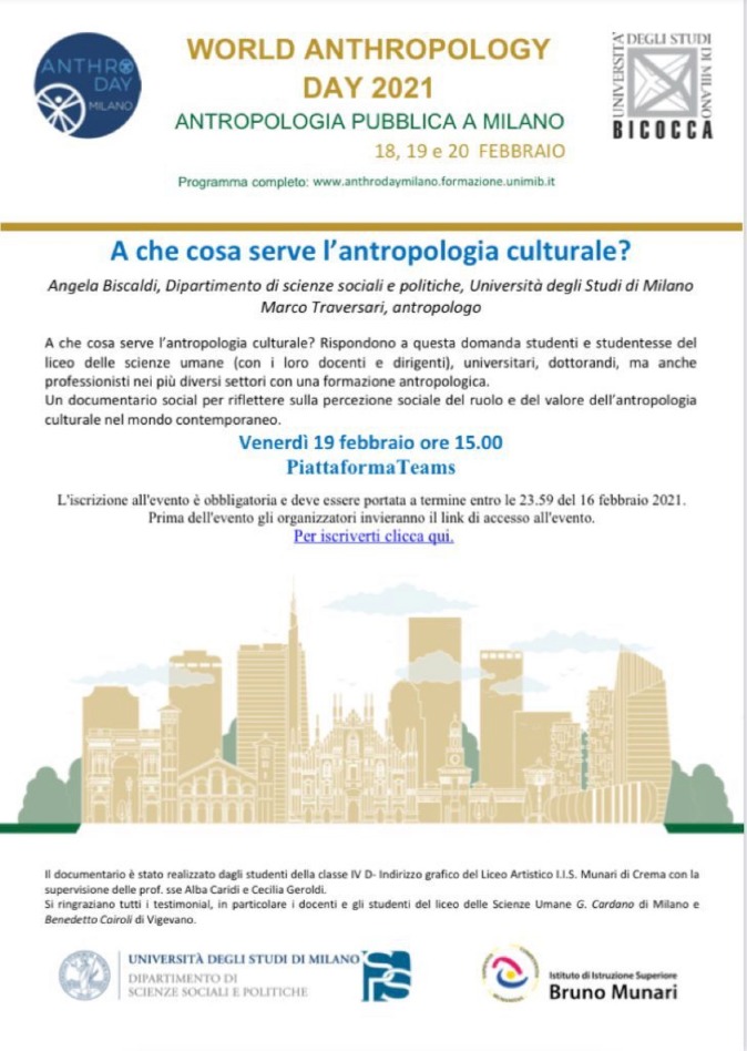 Crema News - Anthropology day