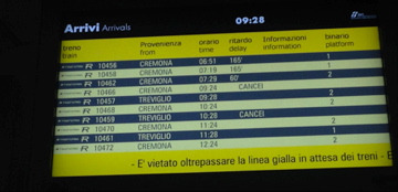 Crema News - Treni, troppe cancellazioni