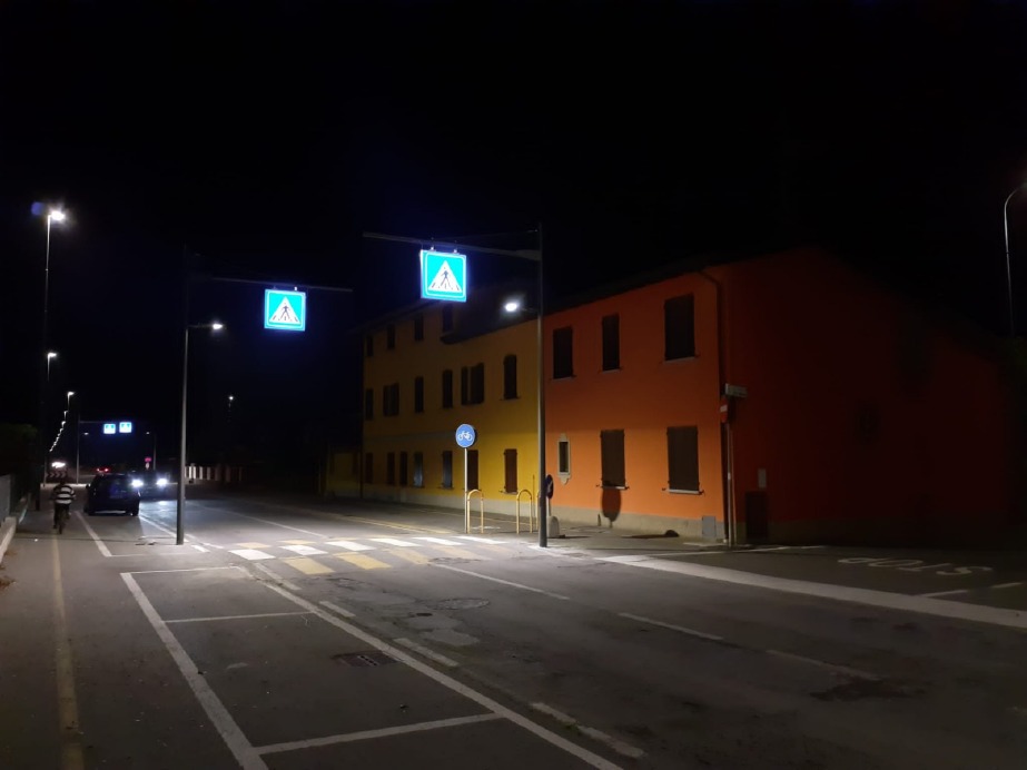 Crema News - Passaggi pedonali illuminati