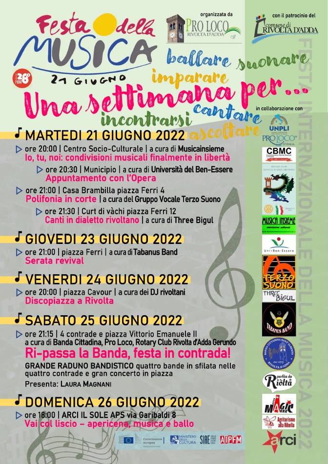 Crema News - Sette giorni di musica