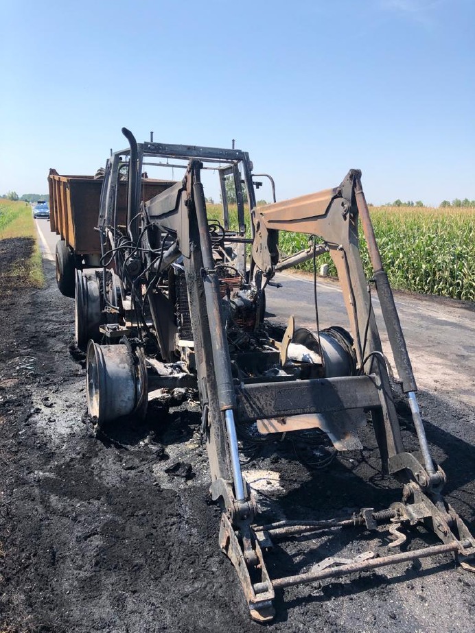 Crema News - Trattore a fuoco