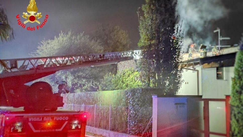 Crema News - Crema - Tetto a fuoco
