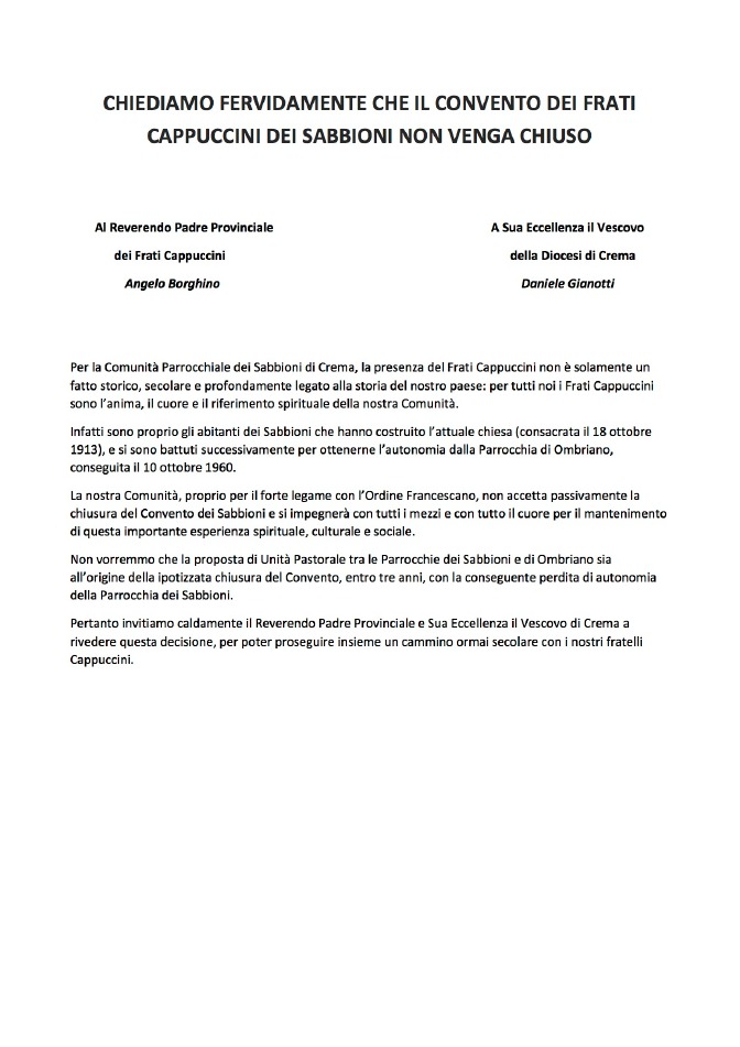 Crema News - Non andate via