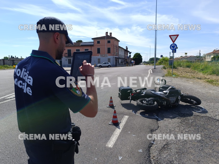 Crema News - Crema - Scontro al nuovo rondò