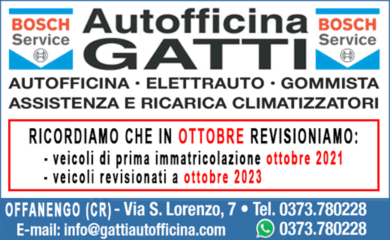 Autofficina Gatti 01/09/2025...