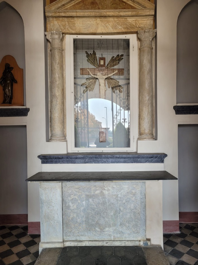 Campagnola - Restauro al cimitero