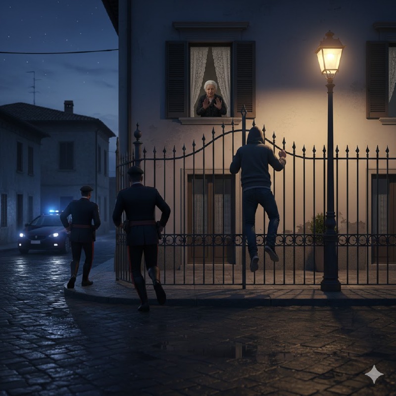 Pandino - Va dalla mamma e lo arrestano