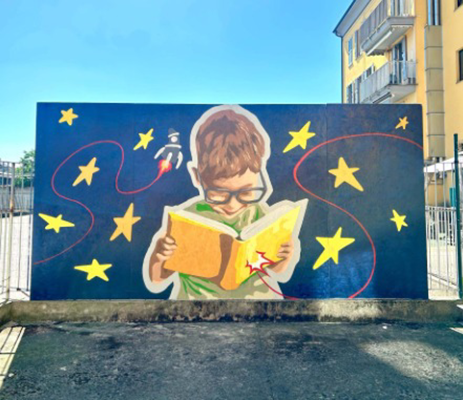 Dal territorio - Un murale per la biblioteca
