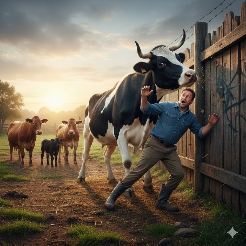 Dal territorio - Ferito da una mucca