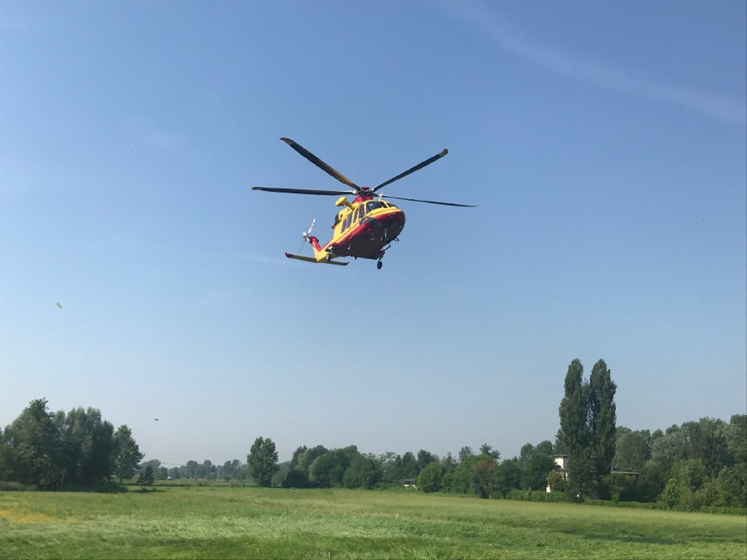 Soncino - Motociclista ferito