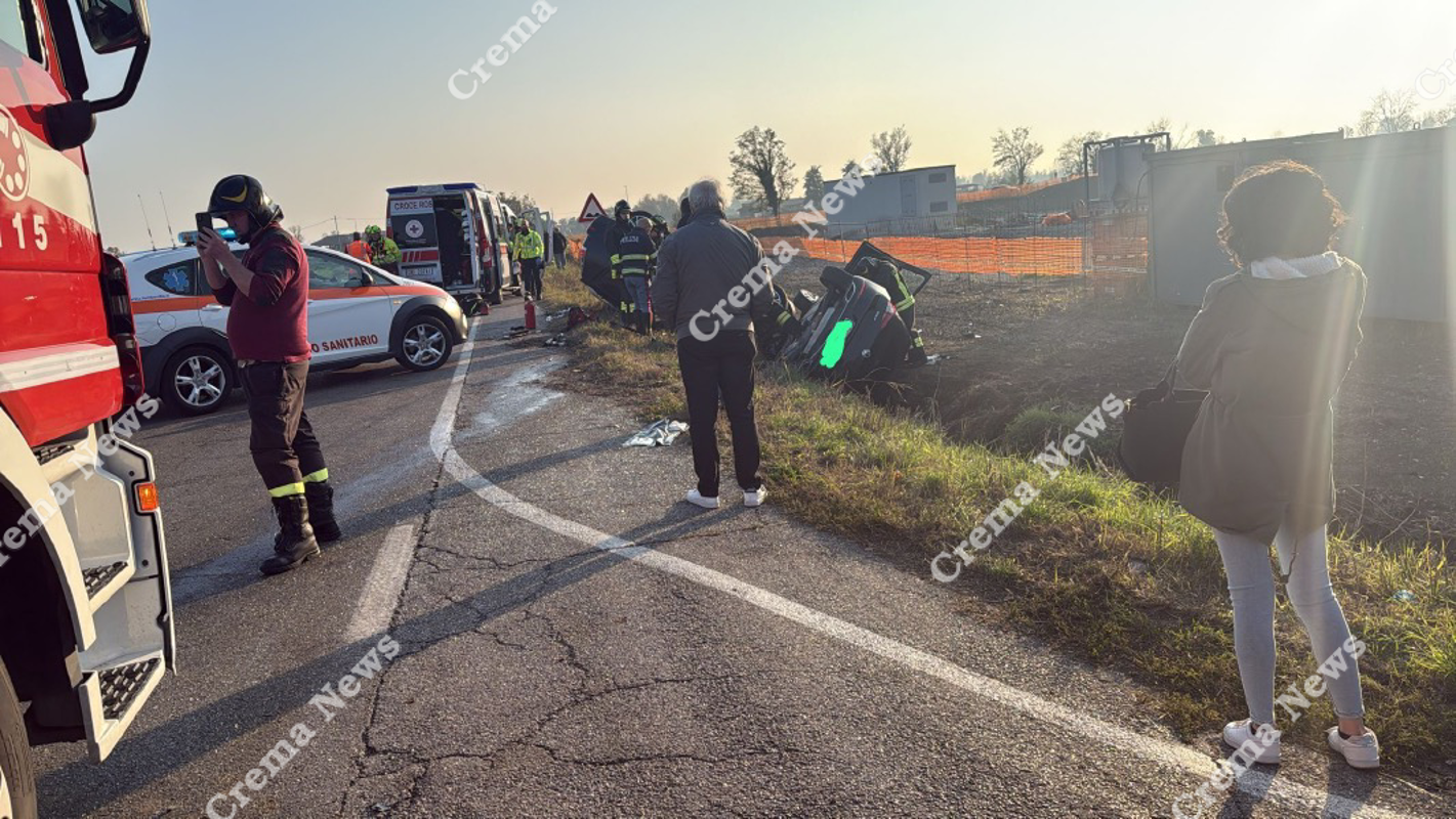 Rivolta d’Adda - Frontale, bimba ferita