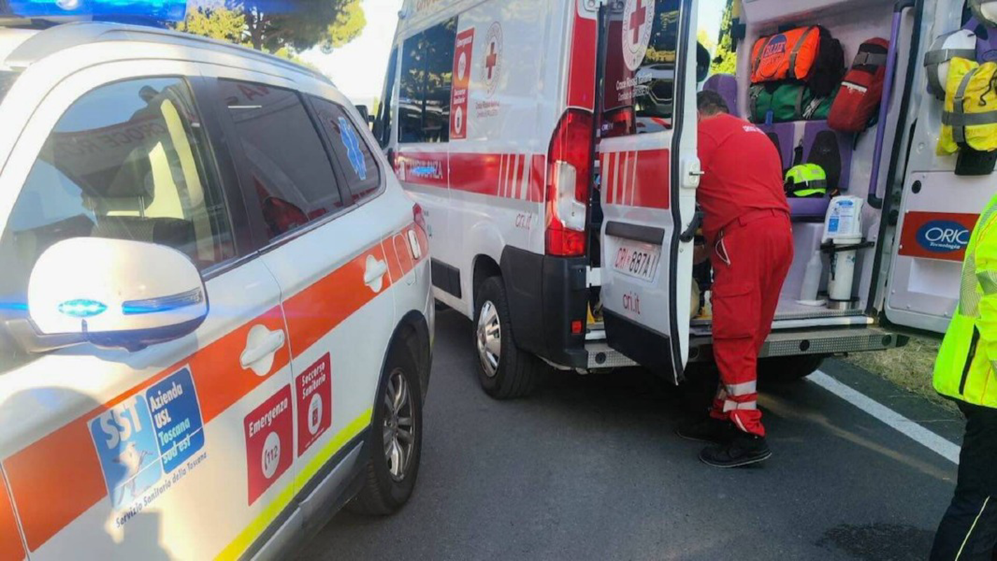 Rivolta  d'Adda - Cade dalla bici, finisce in ospedale