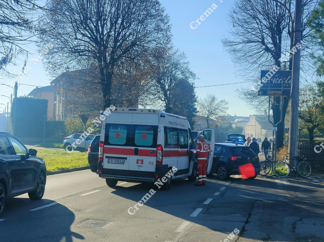 Vailate - Ciclista investita 