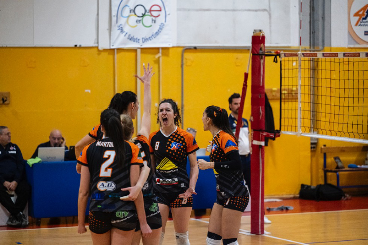 Volley B1 - Ripalta cede al quinto set