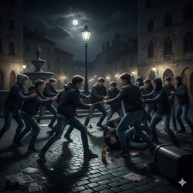 Crema - Botte in piazza