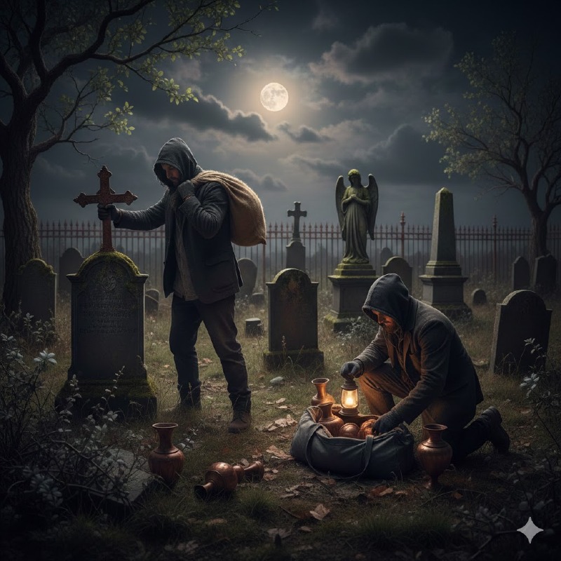 Pandino - Presi i ladri dei cimiteri