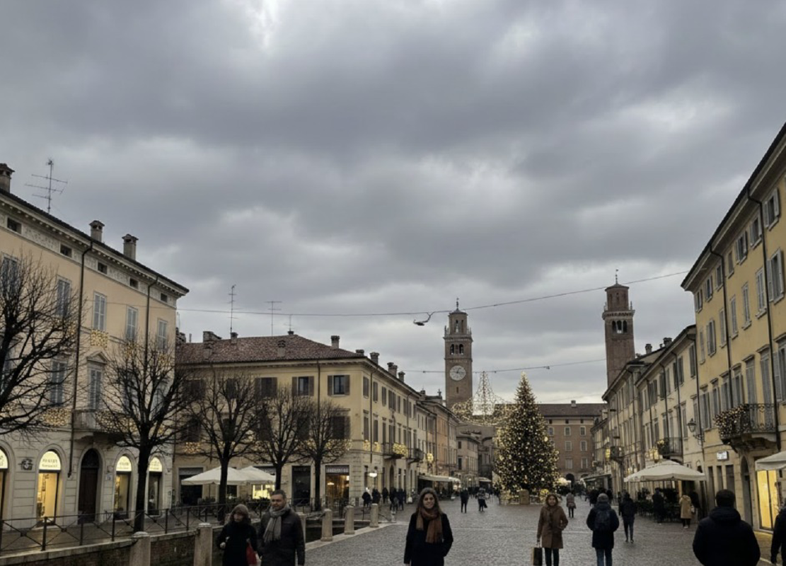 Oggi le nuvole coprono il cielo
