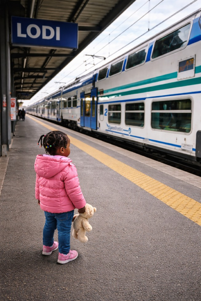 Dal territorio - Mamma sul treno, bambina sulla bancina