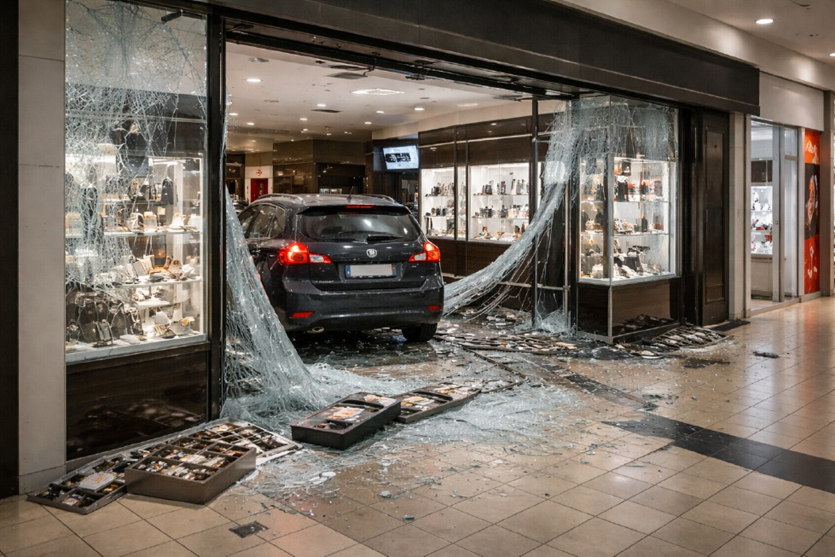 Dal territorio - Gioielleria sfondada con un’auto