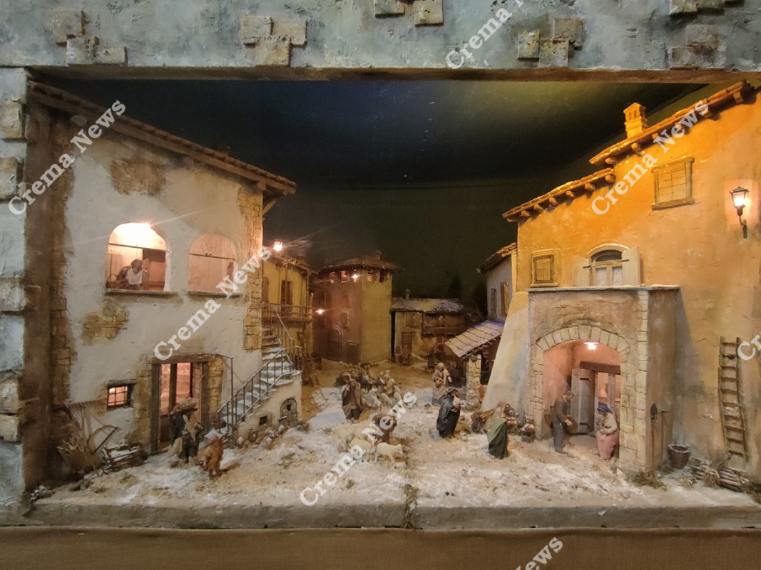 Vailate - Il presepio della chiesa parrocchiale