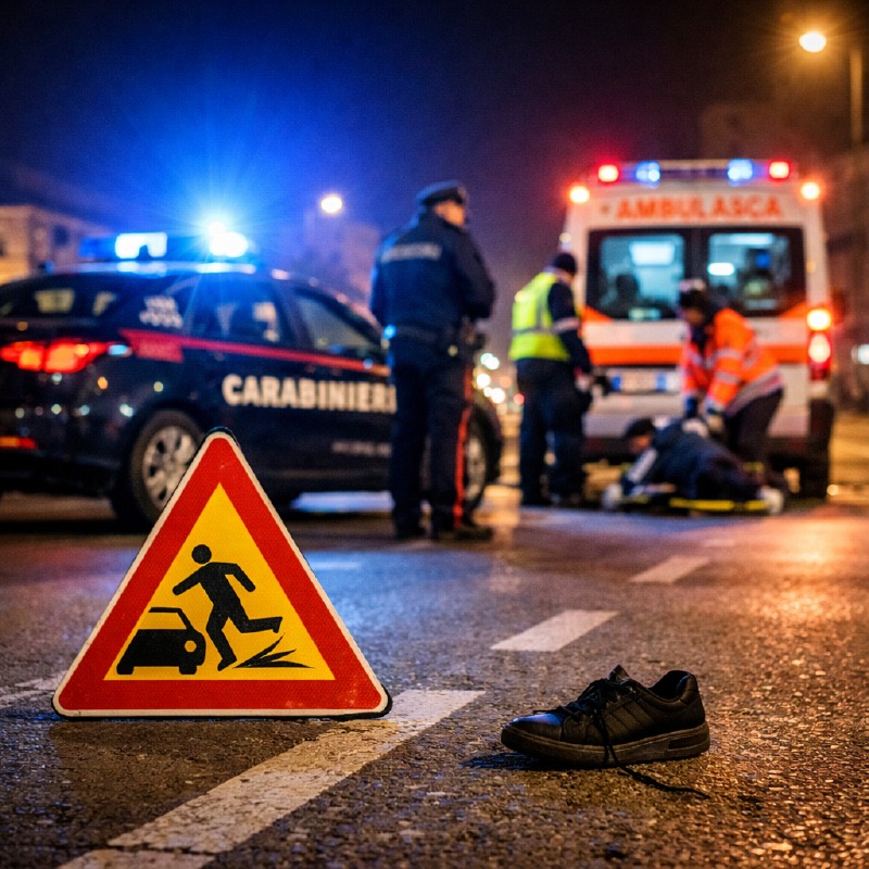 Dal territorio - Investito e lasciato a terra