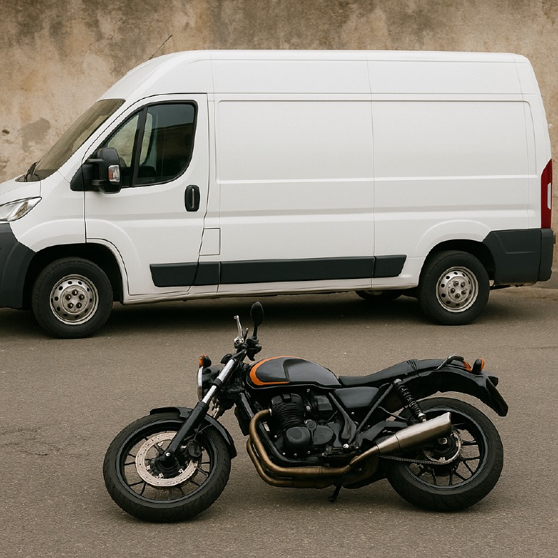 Crema News - Montodine - Furgone contro moto