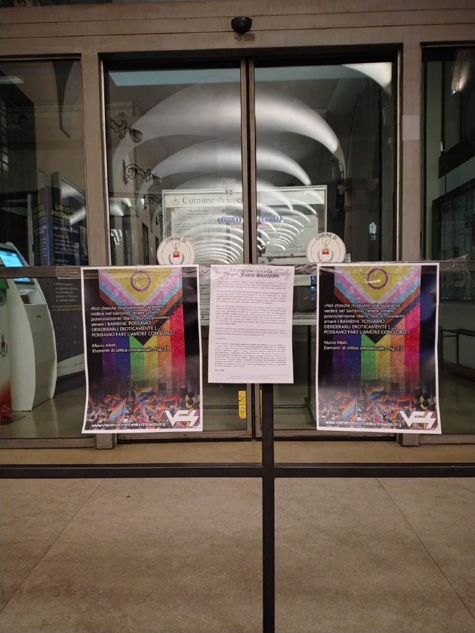 Crema News - Crema - Manifesti contro il Crema pride