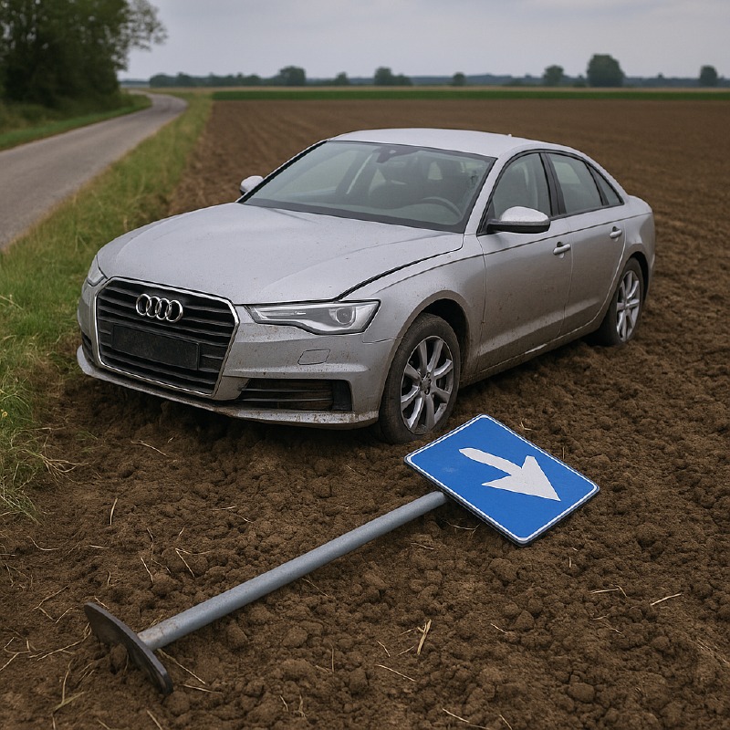Crema News - Vailate - Audi fuori strada