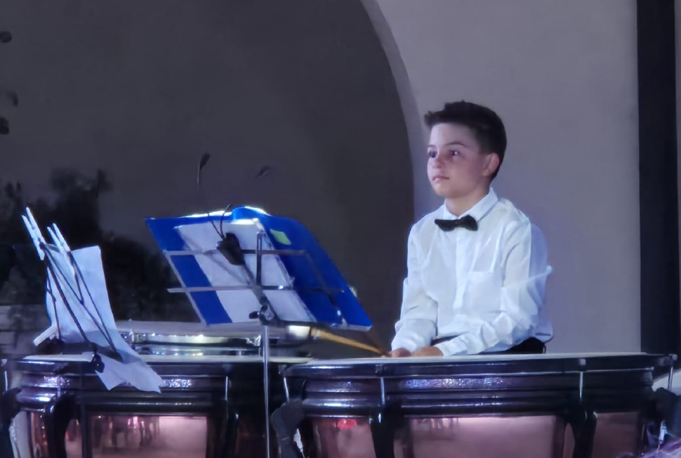 Crema News - Gallignano - Davide, 8 anni, suona in una banda