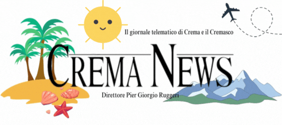 Logo di Crema News - notizie da Crema e Cremasco. Logo estate 2025