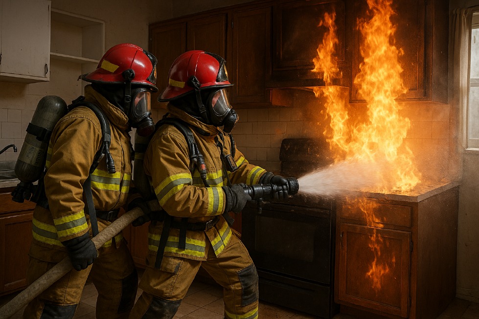 Crema News - Agnadello - Fiamme in cucina