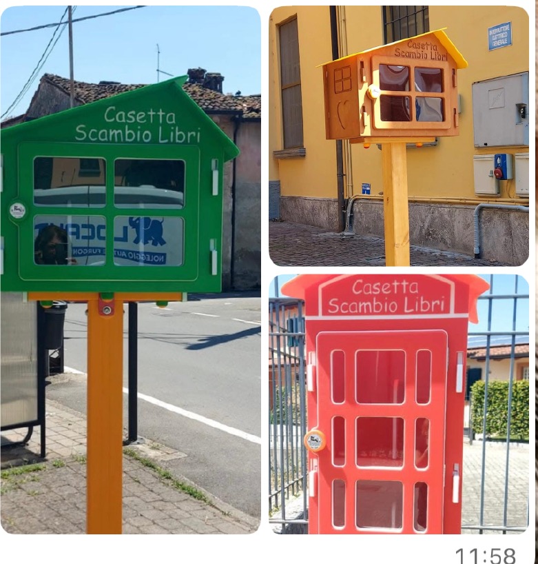 Crema News - Dovera - Casette di libri