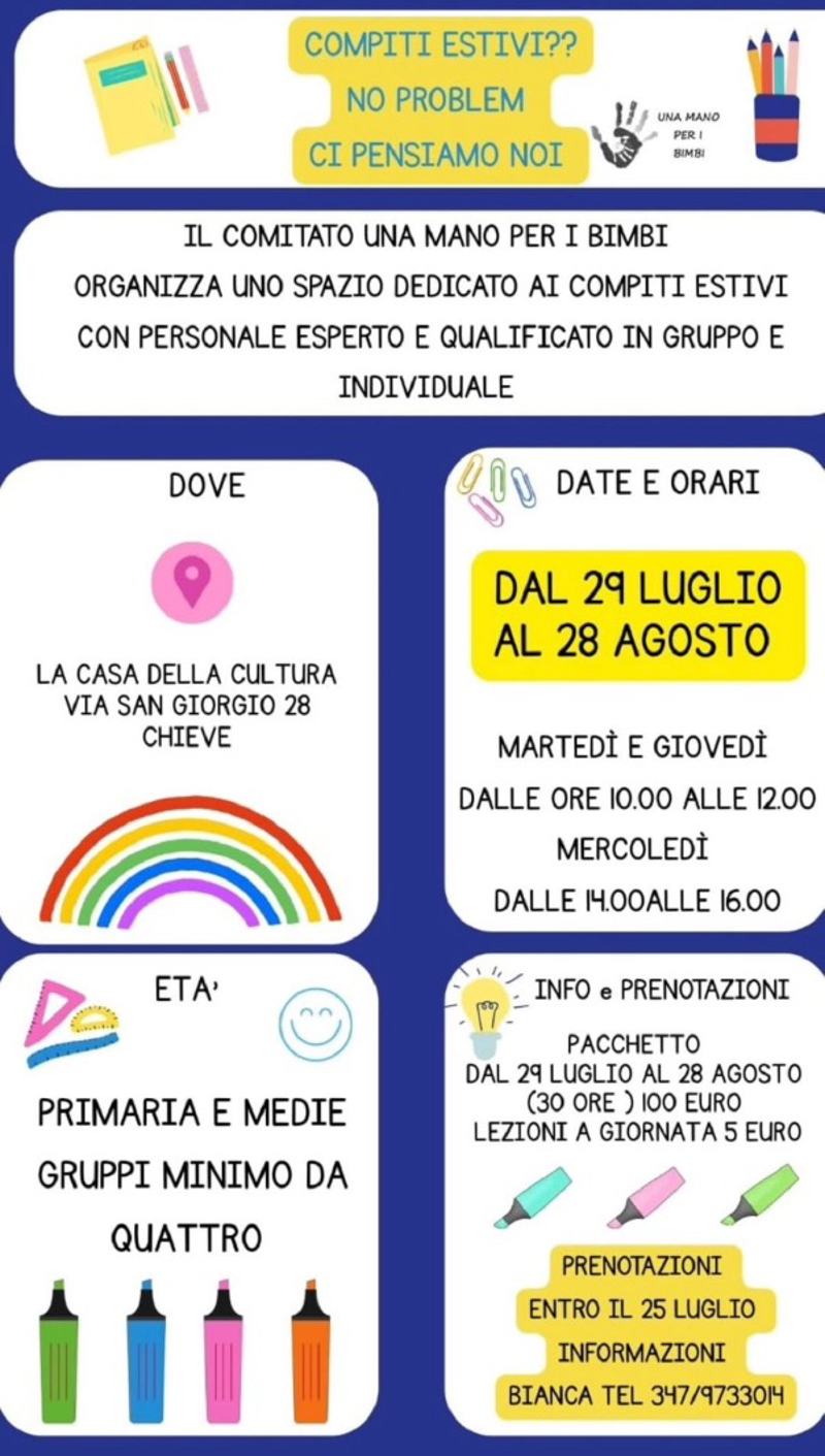 Crema News - Chieve - Facciamo i compiti