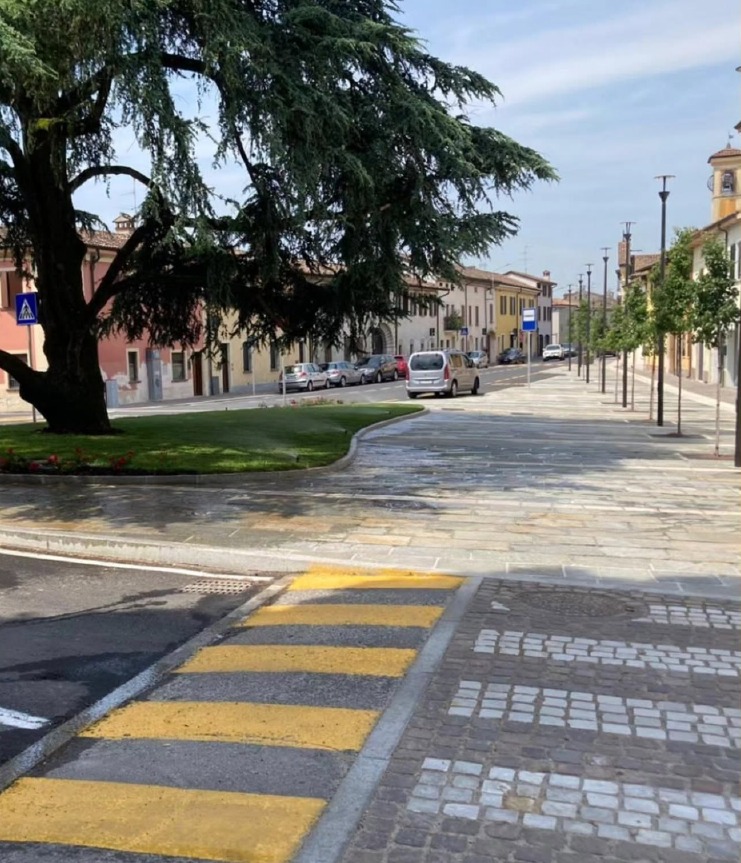 Crema News - Castelleone - Piazza Borgo Serio pronta
