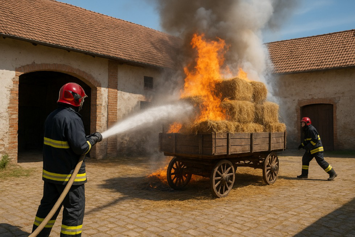 Crema News - Chieve - Carro in fiamme