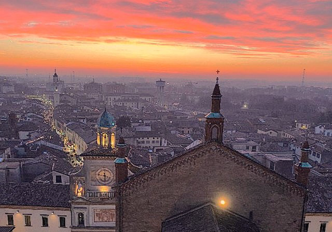 Crema - La fiaccola, dall'alto