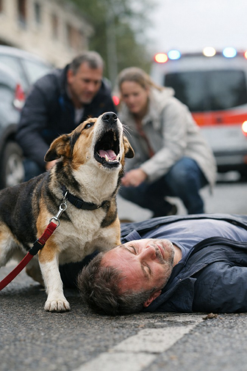 Dal territorio - Abbaia e salva il padrone