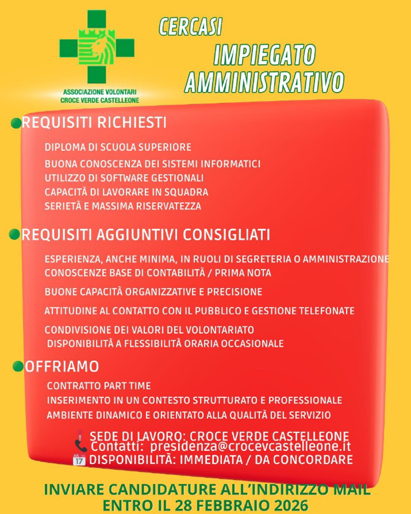 Castelleone - Croce Verde cerca te