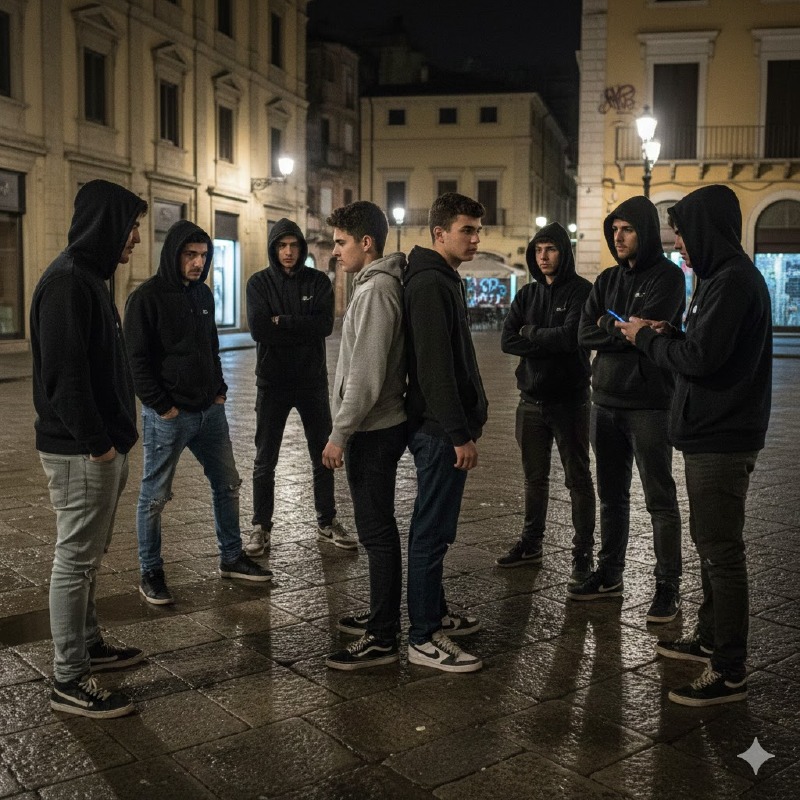 Crema - Aggressione in piazza Garibaldi