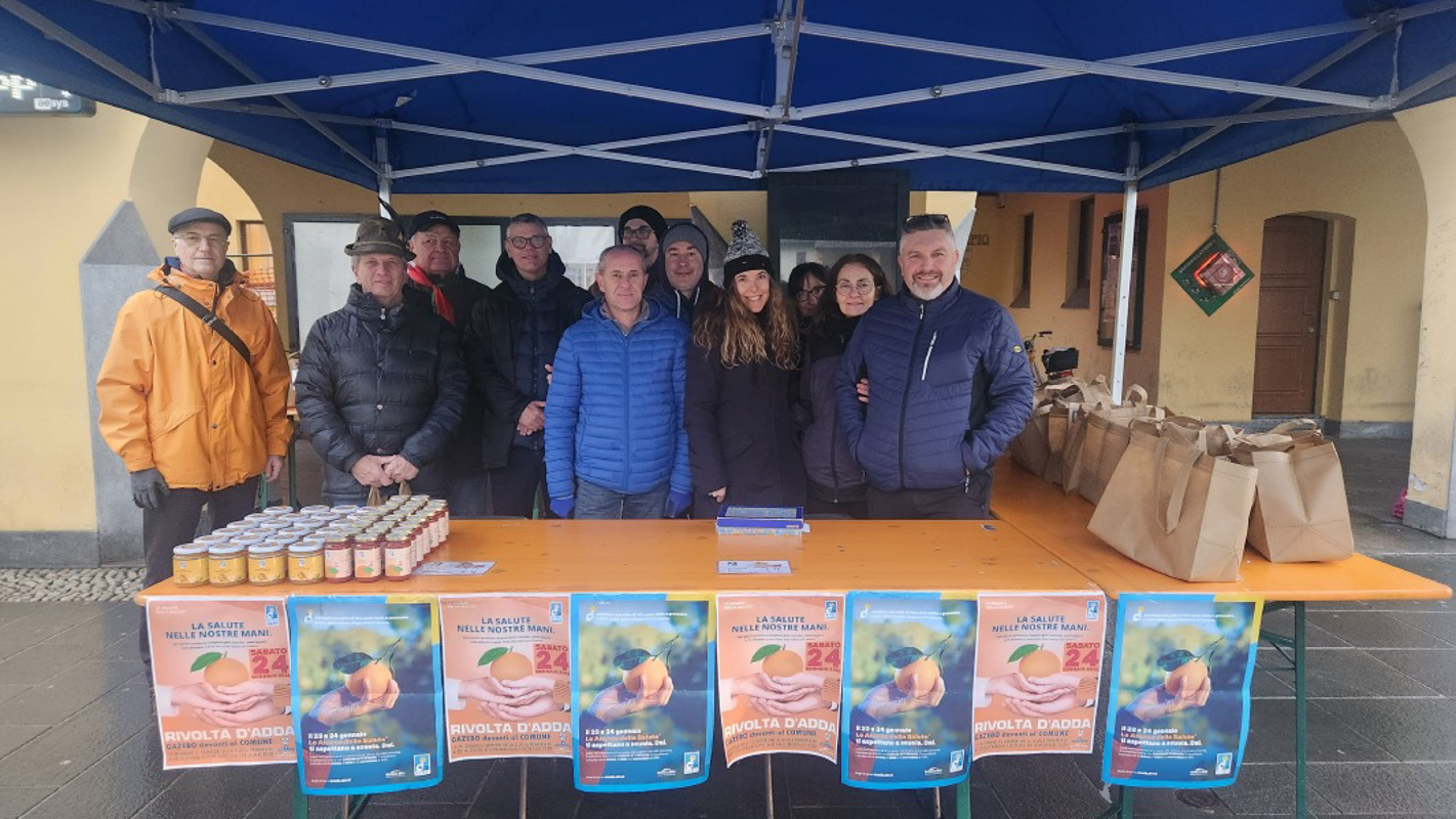 Rivolta d'Adda - Successo delle arance Airc