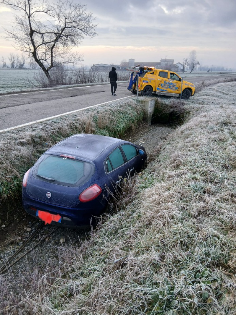 Rivolta d'Adda - Malore e fuori strada