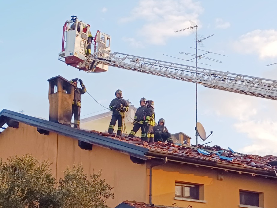 Spino d’Adda - Incendio all’alba