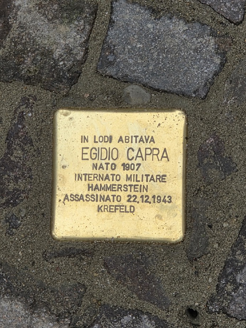 Dal territorio - Pietra d’inciampo