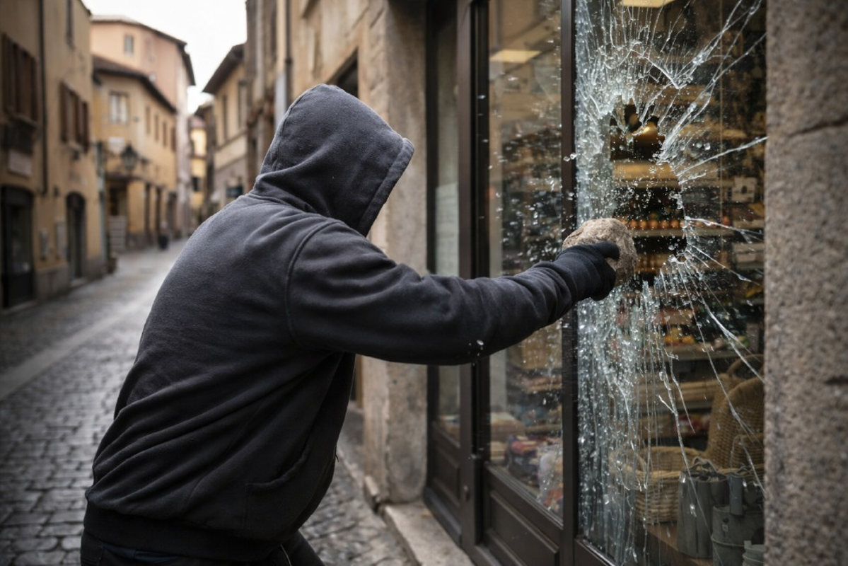 Dal territorio - Furto con spaccata