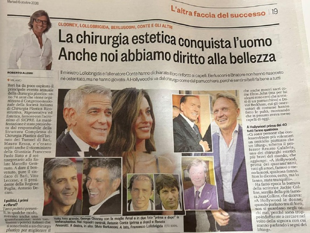 Crema -  Ancorotti come Clooney