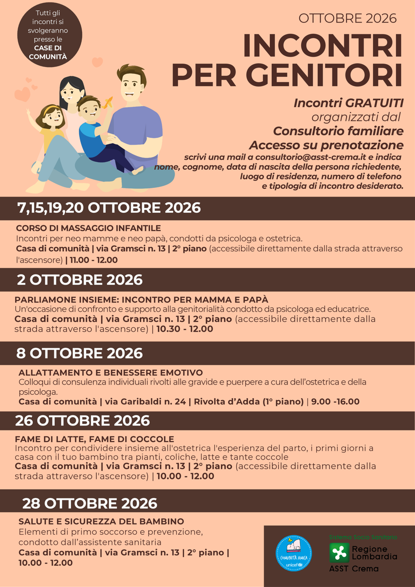 Gli appuntamenti nel Cremasco