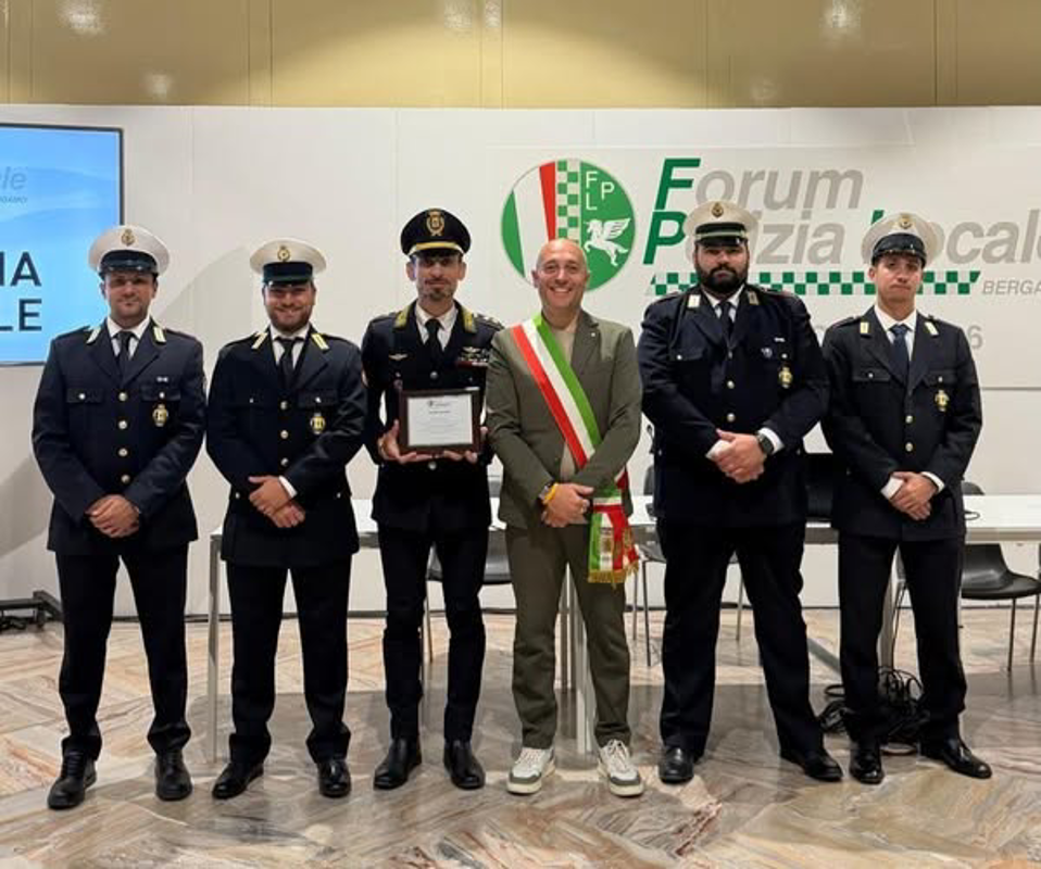 Pandino - Encomio  per la polizia locale