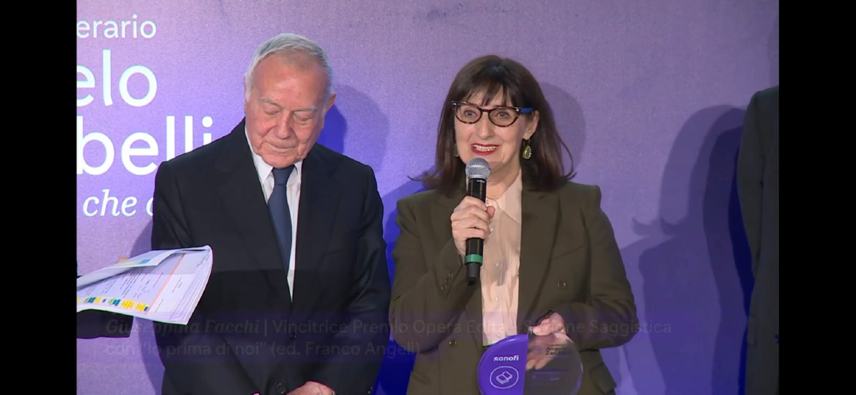 Casale Cremasco - Giuseppina Facchi premiata a Roma